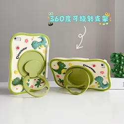 For iPad 7th 8th 9th 10.2 10th Gen Case 360 Rotation Stand Handle Cover IPad Air 2 3 4 5 10.9 2022 Mini 6 Pro 9.7 11 Kids Cases