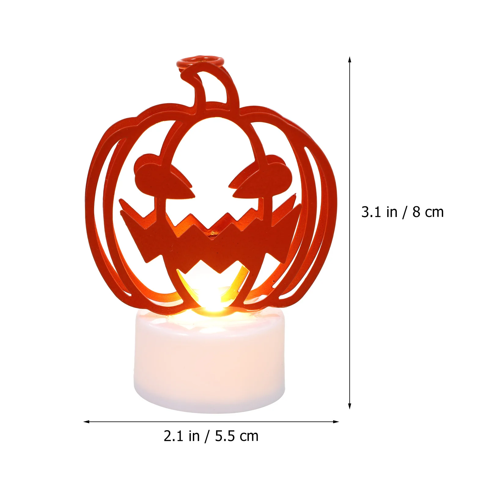

Miniature Pumpkin Lantern Decorations Night Lamp Wrought Iron Halloween Indoor Table Lights