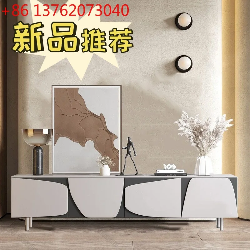 

Piano paint TV cabinet modern simple audio-visual cabinet art