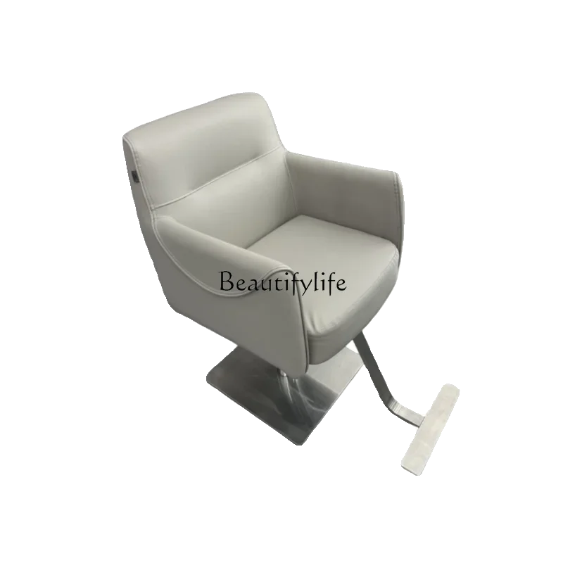 02Barber shop chair hair salon special simple Japanese liftable chair tide shop