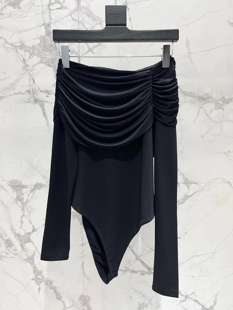 2026ss spring fashion luxury women new rompers high quality ladies chic jumpsuits playsuits 2 color