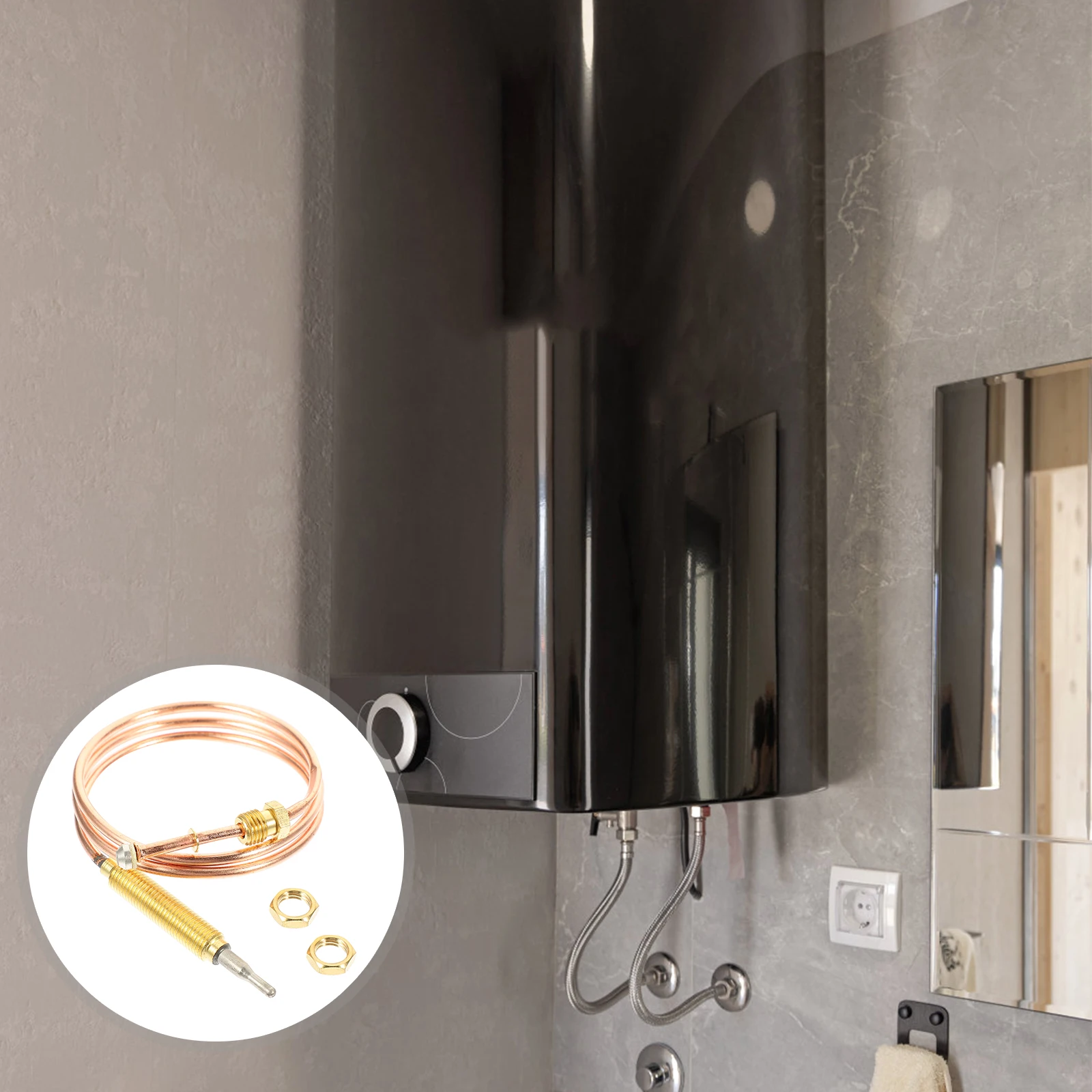 

Heater Replacement Thermocouple Grill Fireplace Thermocouple Sensor for Outdoor Stove Temperature Measurement