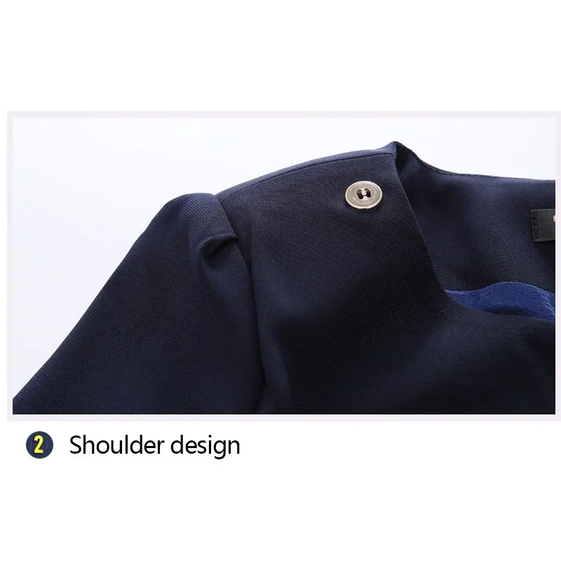 Neue Stewardess Uniform Klassische Professionelle Anzug Weibliche Luftfahrt Empfang Arbeit Kleidung Zwei Stück Anzug Top Mantel + Rock