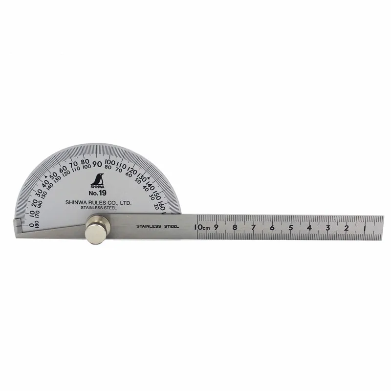 Imagem -03 - Shinwa-importados Praça de Angle Gauge Alta Precisão Carpintaria Extensão Transferidor 62480 Marca Aço Inoxidável