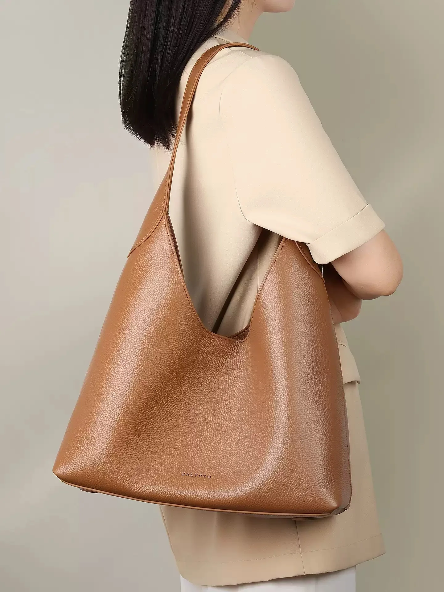 

Женская сумка-тоут, модная кожаная ручная сумка-ведро, модная сумка на одно плечо большой вместимости для работы.