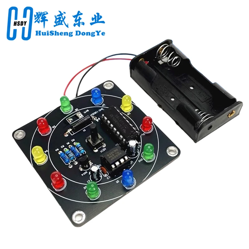 Wheel of Fortune DIY Manufacturing Kit Electronic DIY Bricolaje Trousse Electronica Production Lucky Rotary Suite Components - Image 2
