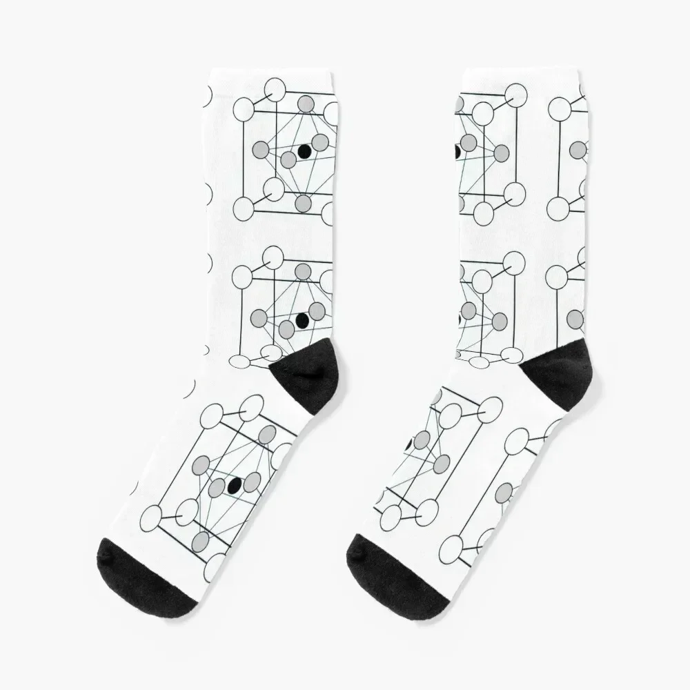 Crystal Lattice Structure Socks Run FASHION luxe Socks Man Women's