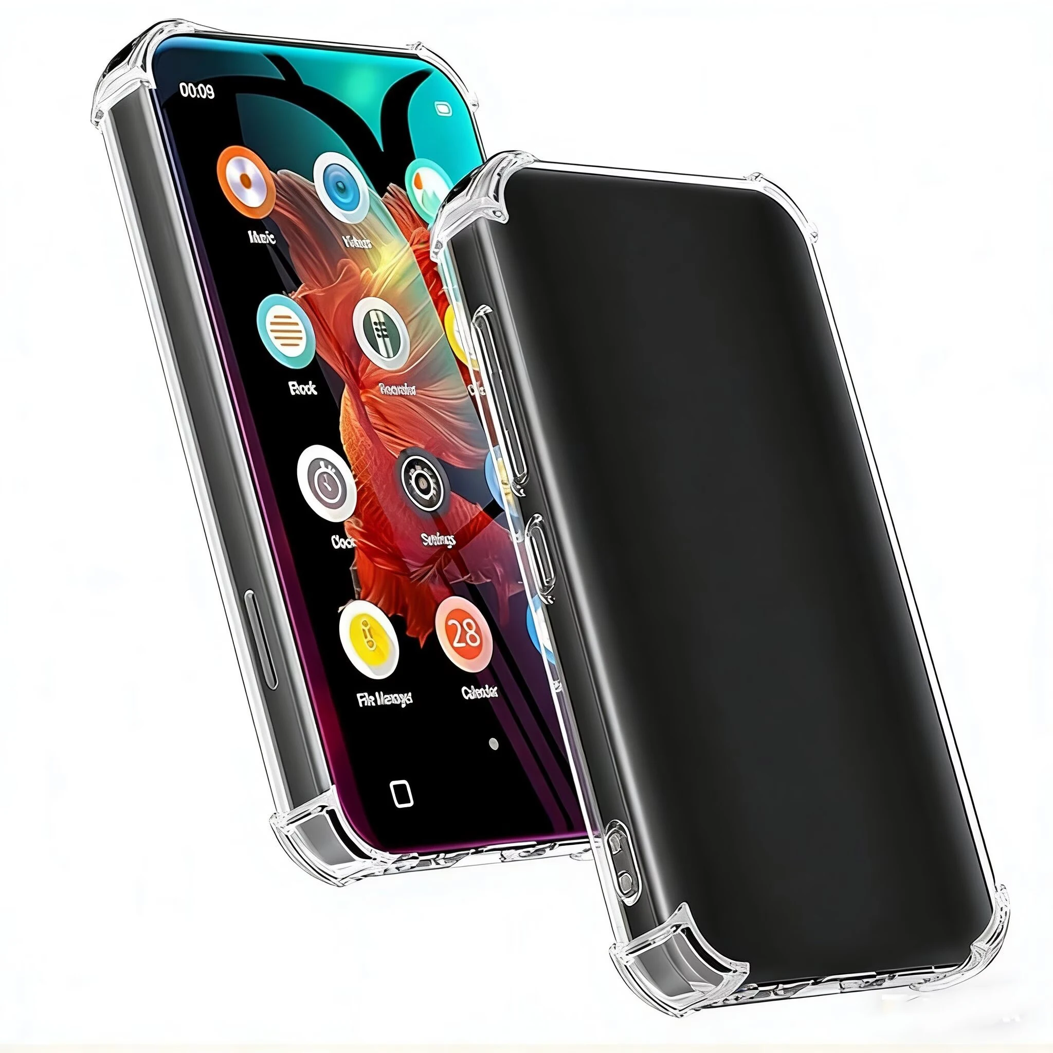 Case for innioasis G1 and G3 Mp3 Player,TPU Clear Cover for 