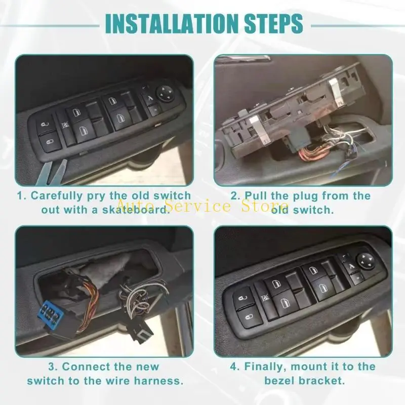 462A Car Power Electric Window Switch Elevator Regulator Button for 15186208 15112971