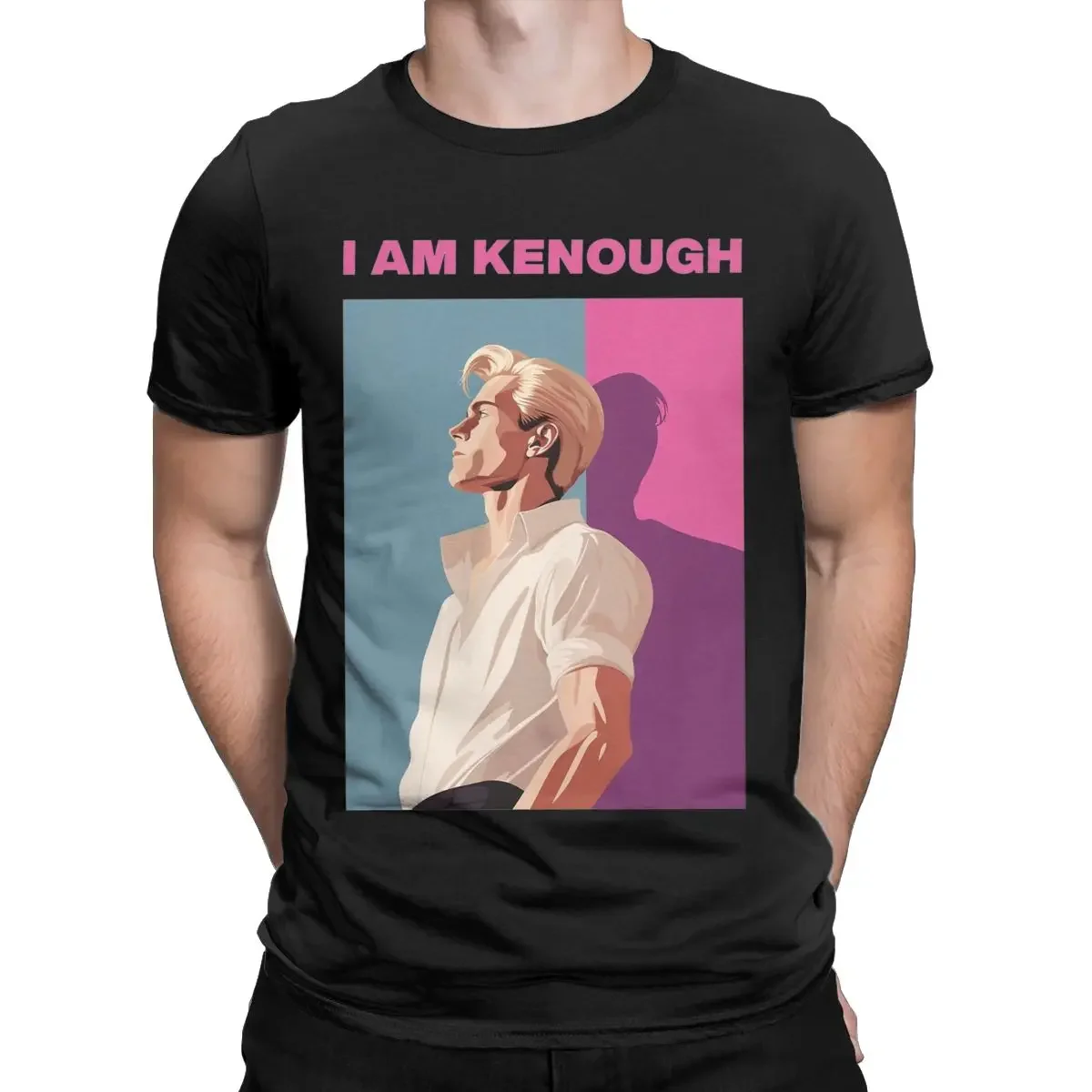 O Neck Pure Cotton T Shirts Short Sleeve Tees Gift Idea Clothes Funny I Am Kenough Ryan Gosling Barbenheimer T-Shirt for Men