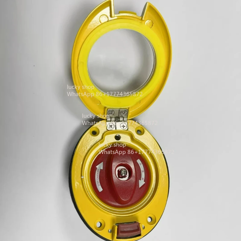 Emergency Switch Is , Oval Without Lines, 2 Tubes Out At One Side