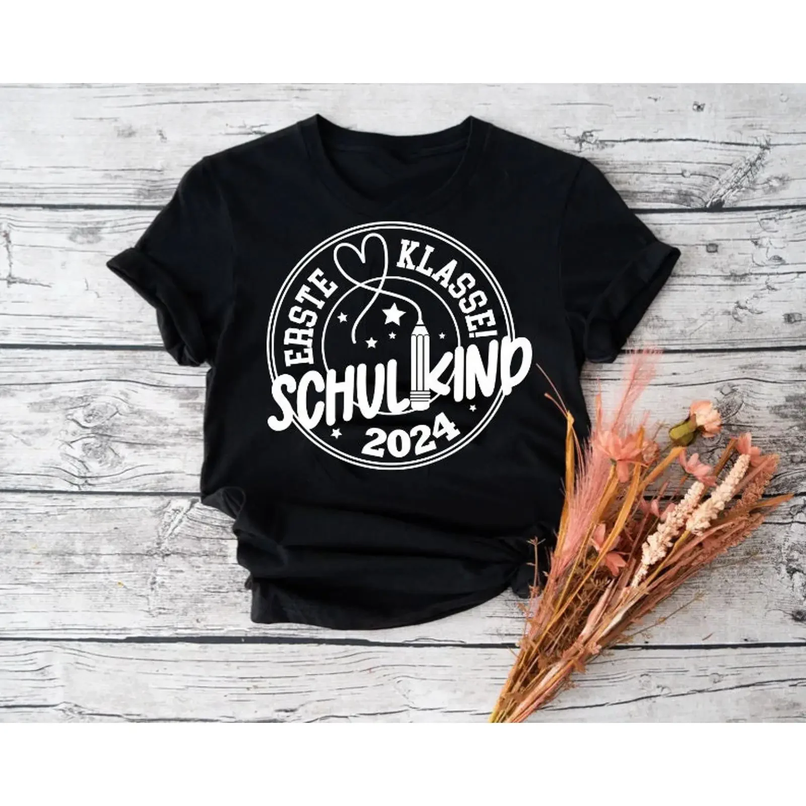 Children's T Shirt I FIRST GRADE SCHOOLCHILD School Enrollment  vintage Washed Comfortable streetwear Casual Breathable