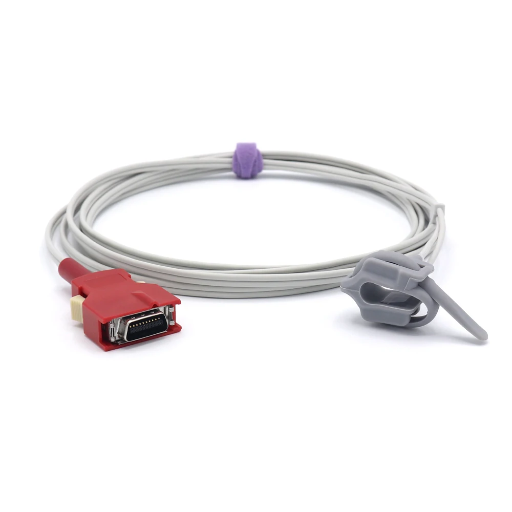 Sensor de SpO2 Reutilizable de 20 Pines Rojo Masims Rainxbows SP5315G para Radical-7, Rad-87, Rad-57 y Pronto