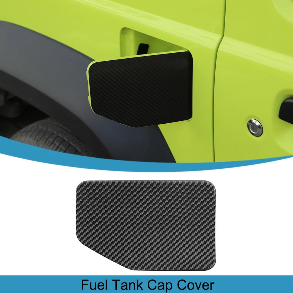 Car Fuel Oil Gas Tank Cap Decoration Carbon Fiber Sticker for Suzuki Jimny 2019 2020 2021 2022 2023 Exterior Accessories Styling