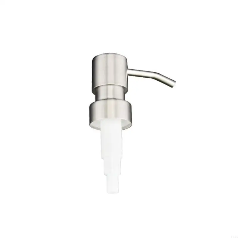 Stainless Steel Soap Dispenser Pump Head Replacement Lotion Dispenser Press Head for Bathroom and Kitchen Liquid Bottles 