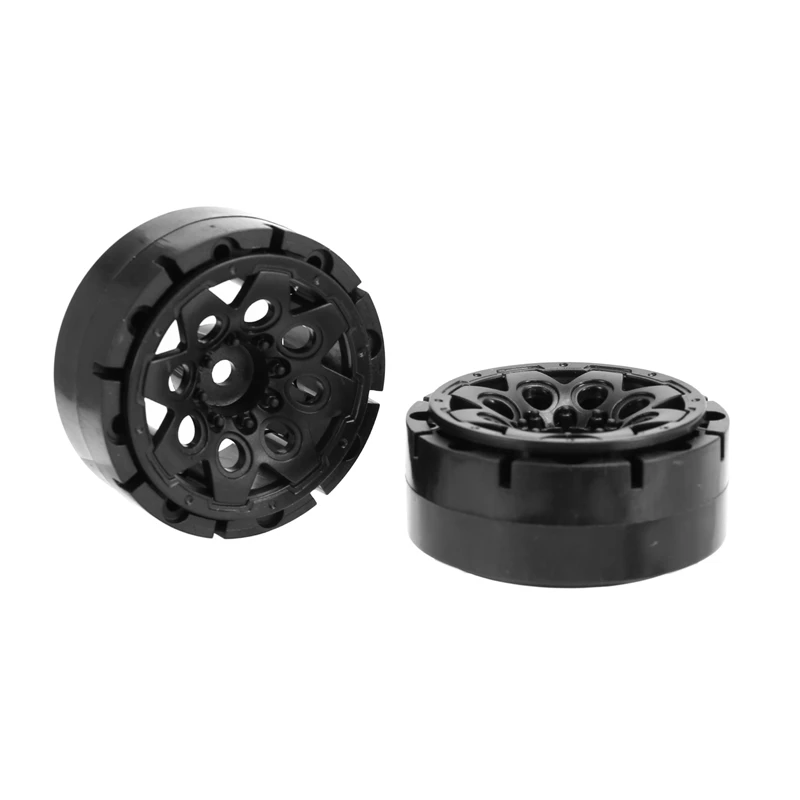 4 pçs plástico beadlock 1.9 aro do cubo da roda para 1/10 rc rastreador carro axial scx10 90046 axi03007 traxxas trx4 rc4wd d90