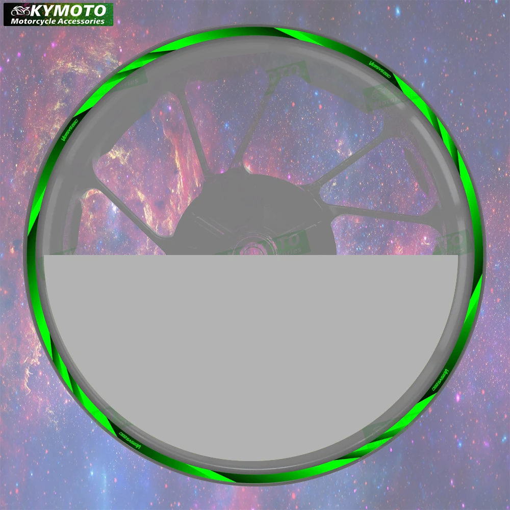 

For VERSYS650 VERSYS 650 motorcycle accessories 17 inch front and rear wheel stickers fairing wheel reflective decals decoration