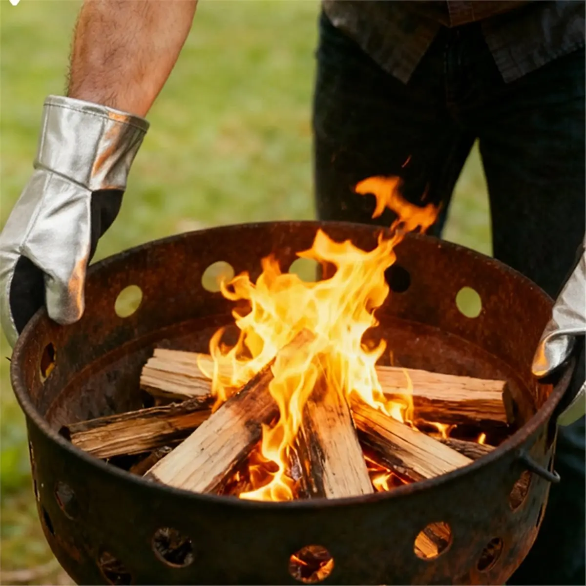 

Термостойкие перчатки AIMA из алюминиевой фольги для защиты от ожогов, промышленные, для работы с духовым шкафом