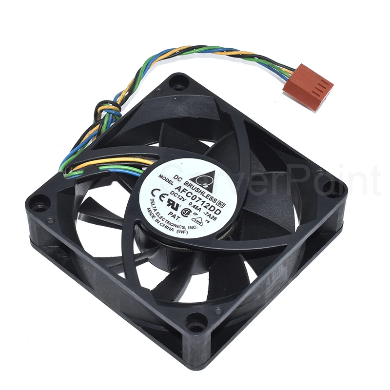 

Well Tested Cooler AFC0712DD 4-Wire DC12V 0.45A Fan For Delta Cooling 7020