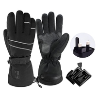 Heated Gloves Rechargeable 7.4V 2200mAh Battery Electric Hand Warmers Heating Gloves for Men Women, Lasts 6Hrs, 3 Levels X5QF