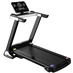 High Motor Home Shock Absorbing Treadmill With Heart Rate Function Adjustable Slope Running Machine Can Customized