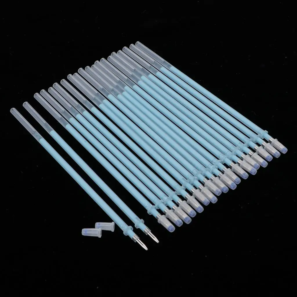 2-4pack 20 Pieces 1mm Colorful Glitter Ink Gel Pen Refills for Drawing