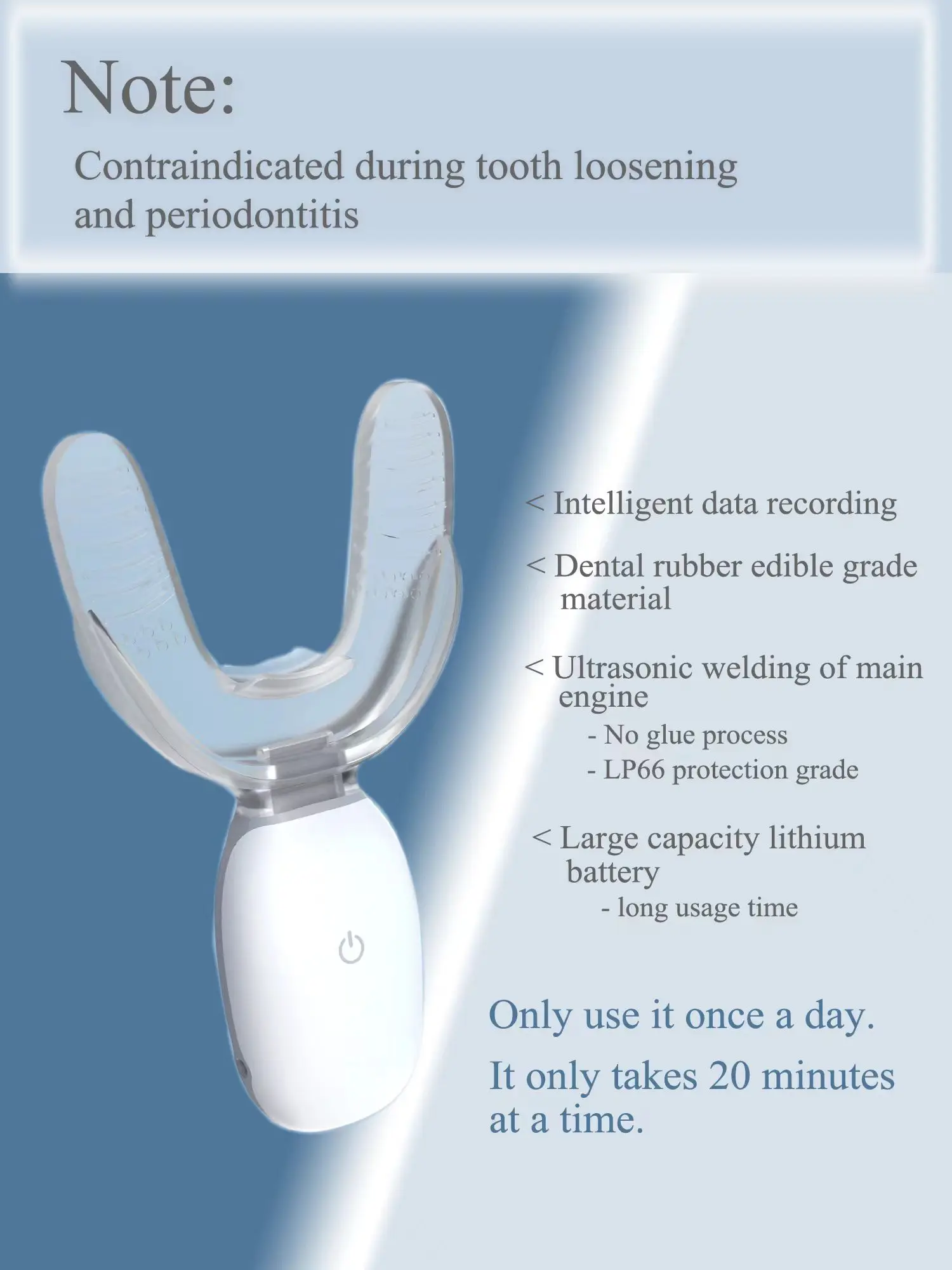 Braces Adjust Aligner Oral Therapy Equipment Wireless Orthodontic Accelerator Tool Orthodontic Assist Correction