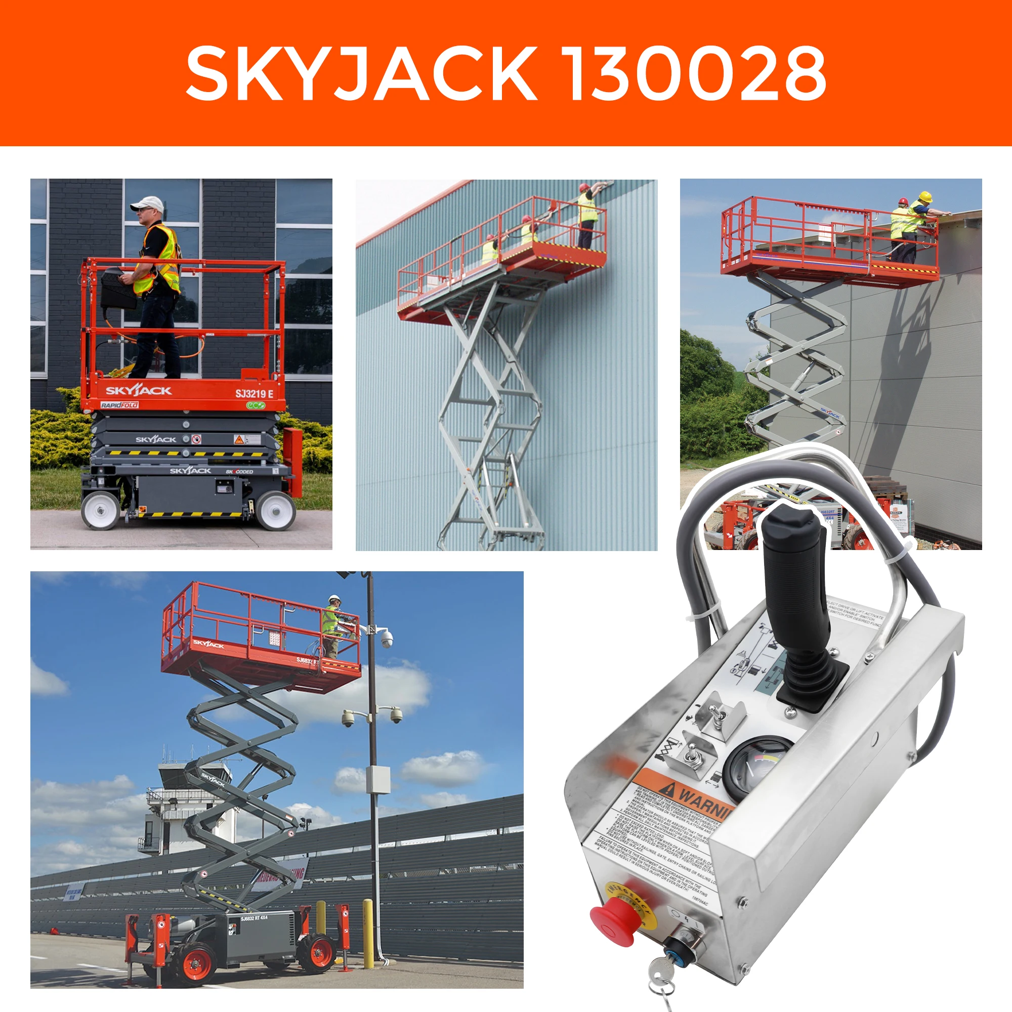 

Блок управления в сборе для ножничных подъемников SkyJack SJIII3220, 3226, 4620, 4626, 4632, 130028