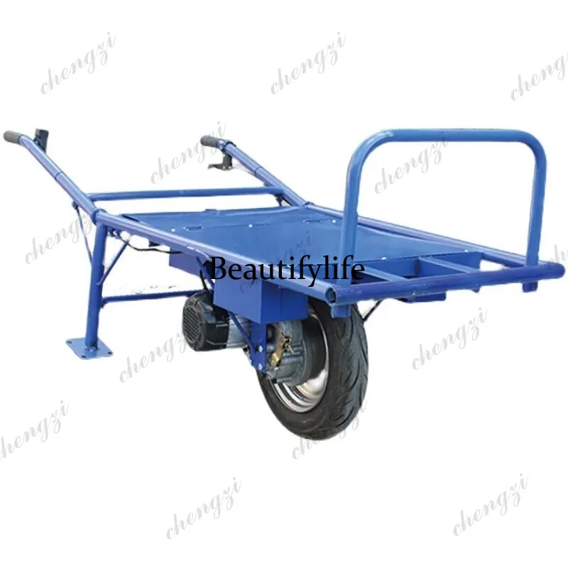 Electric unicycle hand push orchard transportation unicycle mountain climber agricultural flatbed truck hill climbing