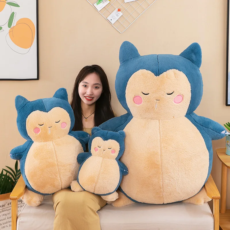 35/55cm Pokemon Snorlax Plush Toys Large Huge Cartoon Plushes Kawaii Pillow Pokémon Anime Soft Dolls Stuffed Gift for Children