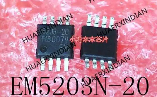 EM5203N-20 5203-20 EM5203N MSOP8 novo Original Em Estoque