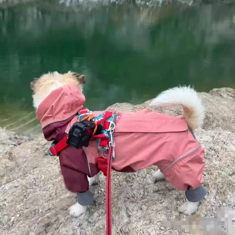 New Western-style One-piece Pet Clothing, Assault Suit, Dust-proof Suit, Four Legged Clothes
