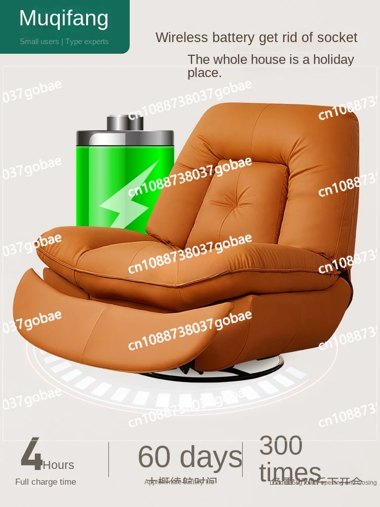 Electric Multifunctional Single Sofa Home Living Room Storage Rocking Chair Reclining and Sleeping Press