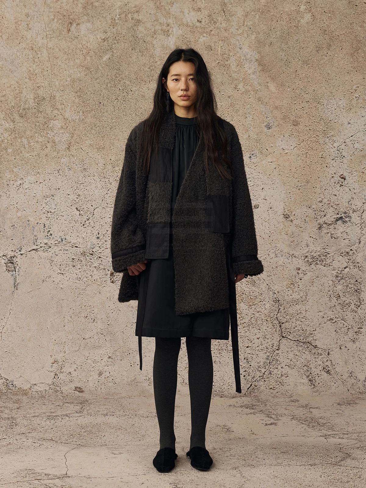 

Шерстяной шарф-палантин alpw, длинный, женский, для повседневной носки, теплый, в китайском стиле, свободный крой, 60% полиэстер, 40% шерсть