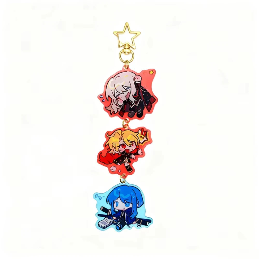 Juego Limbus Company Sancho Don Quijote Bari llavero de Cosplay Unisex acrílico colgante llavero encanto llavero regalos