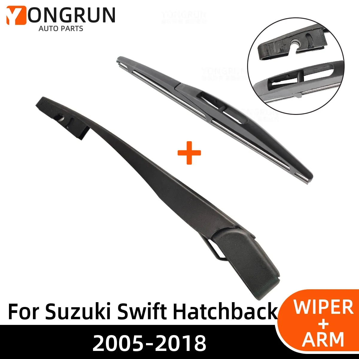 Rear Wiper Blade and Arm For Suzuki Swift Hatchback 2005-2018 10