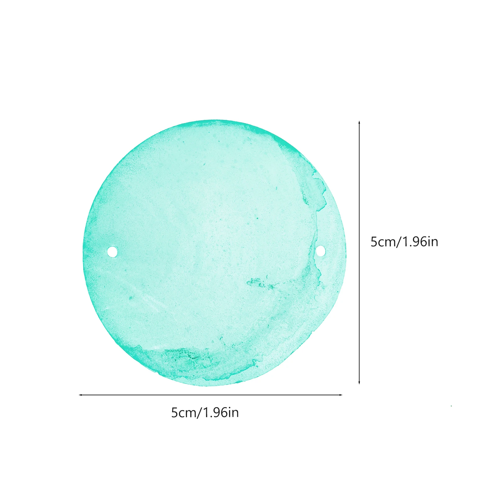 

100Pcs Round Shells Pieces Natural Polished Pendant DIY Jewelry Craft Accessories for Wind Chime Dream Catcher Making Beach