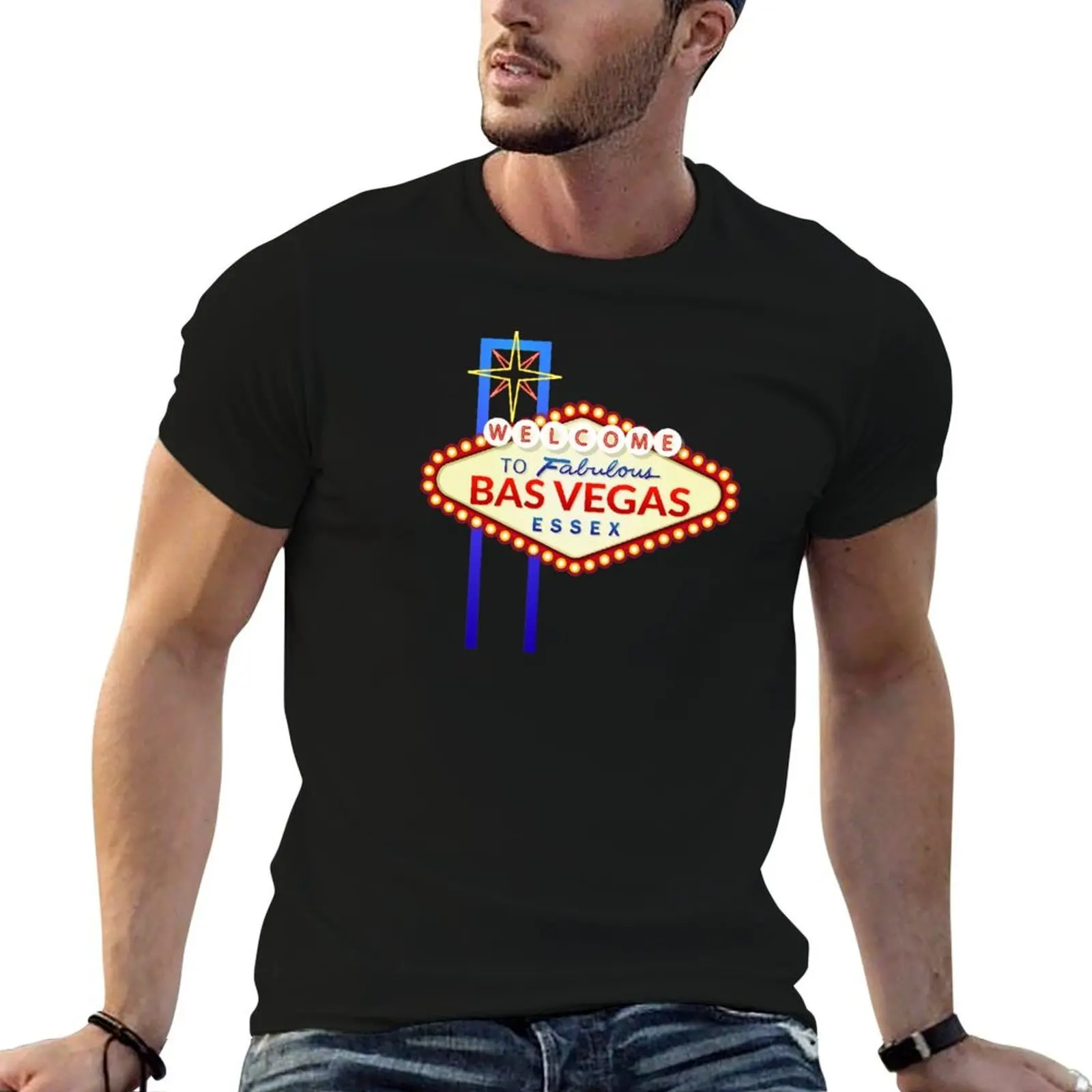 

BasVegas Essex, Basildon T-Shirt man t shirt heavy cotton t shirts for man cotton funny t shirts designer T-Shirt