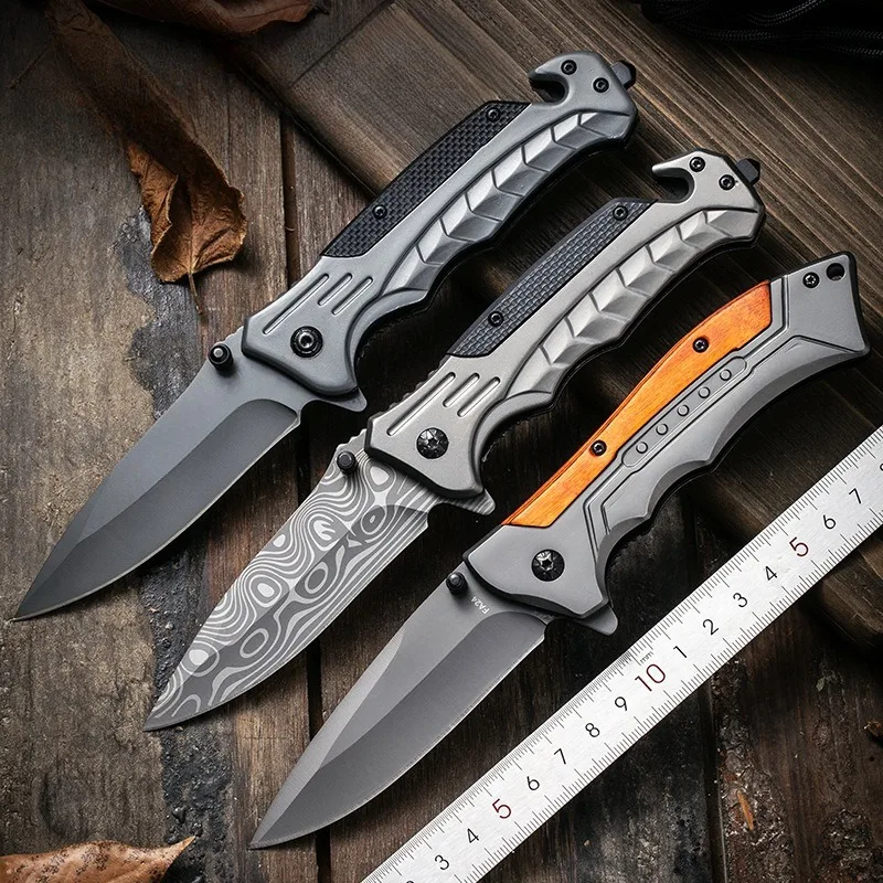 

Wilderness exploration Self Defense Portable Folding knife High hardness Wear resistant Outdoor Military Tactical Pocket Knives