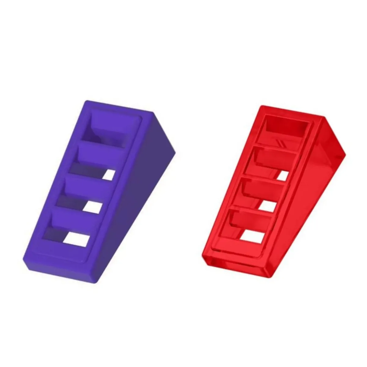 10PCS Puzzle Particle 61409 Slope 18 2x1x2/3 With Grille Building Blocks Kit Idea Bricks DIY Toy Birthday Gift