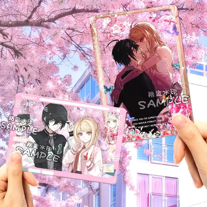 أنيمي المفاتيح Danganronpa Saihara Shuichi Kaede Akamatsu الاكريليك صور بطاقة مفتاح قلادة عصابة حلية صديق هدية