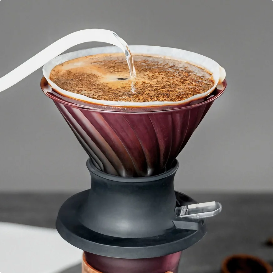 Pour Over Coffee Maker Set, Heat‑Resistant Dripper Filter Cup with Coffee Sharing Pot, Hand Brew for Home & Office Daily Use