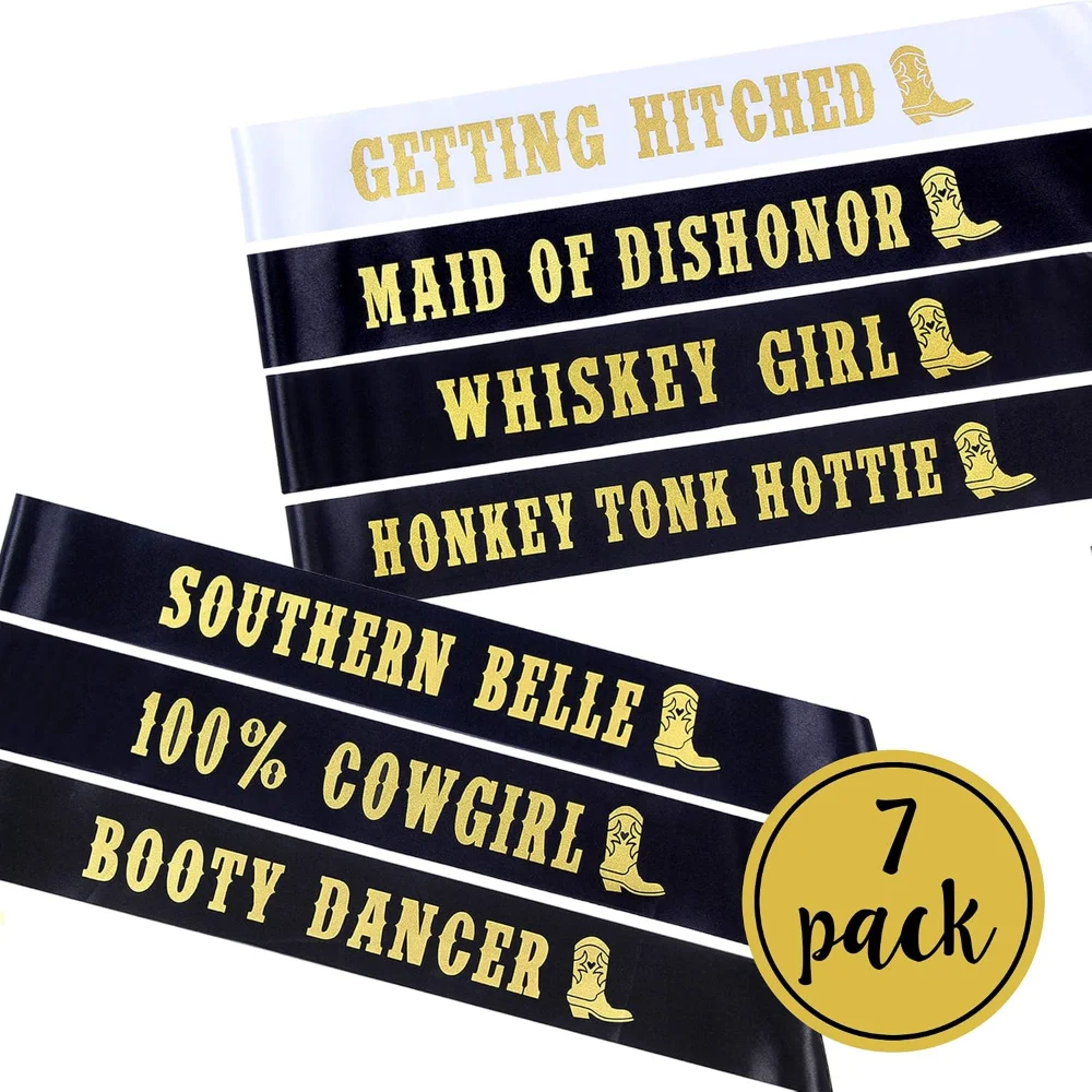 Lot de 7 écharpes de fête pour - Bride Tribe Sash avis et prix