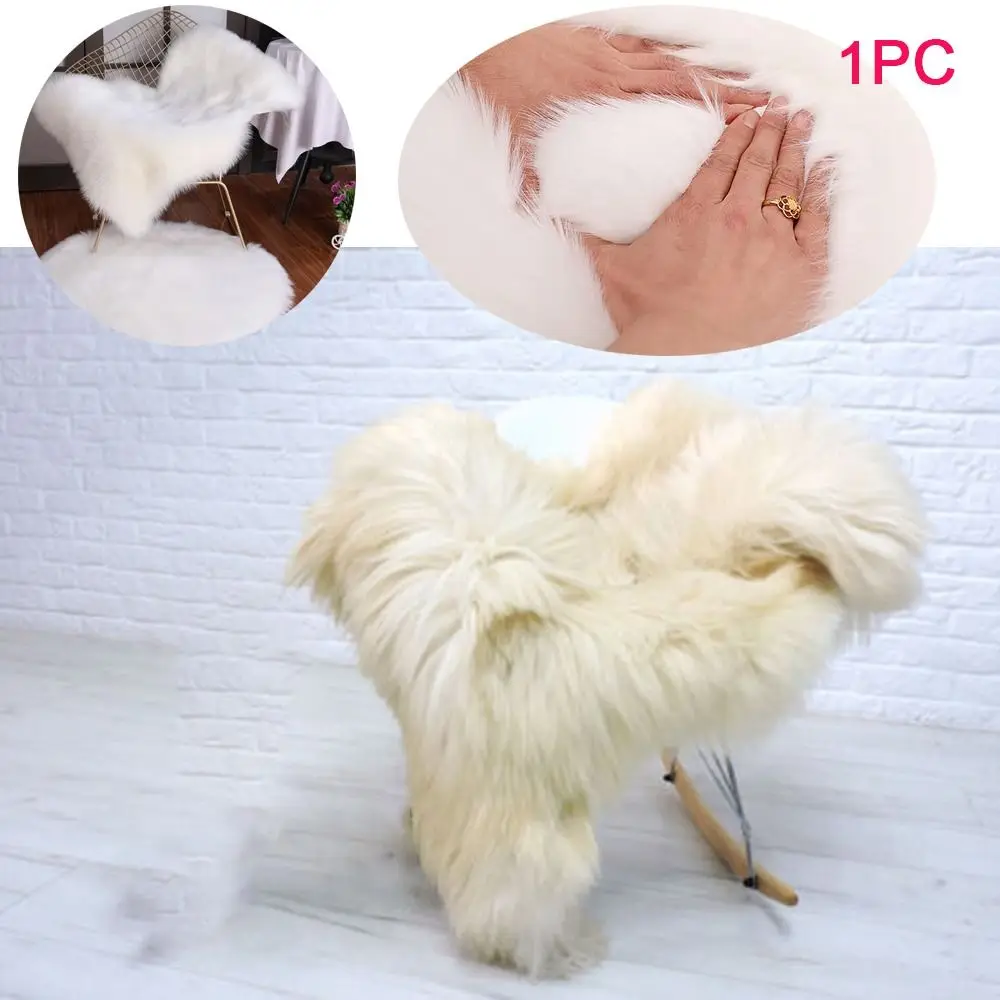 New Soft Rugs Faux Fur Washable Long Hair Carpet Non Slip Fluffy Shaggy Bedroom Mats Sheepskin Rug
