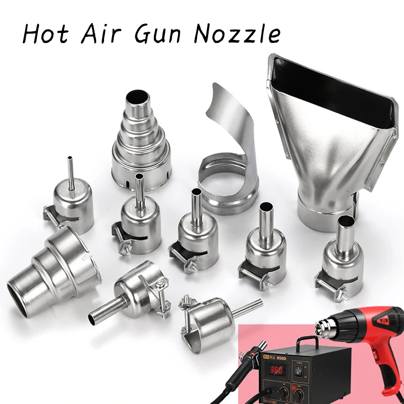 Hot Air Gun Nozzle BGA 850 Series Universal Heat Gun Welding Nozzles With Nozzle BGA Universal 3mm 5mm 6mm 8mm  Attachments