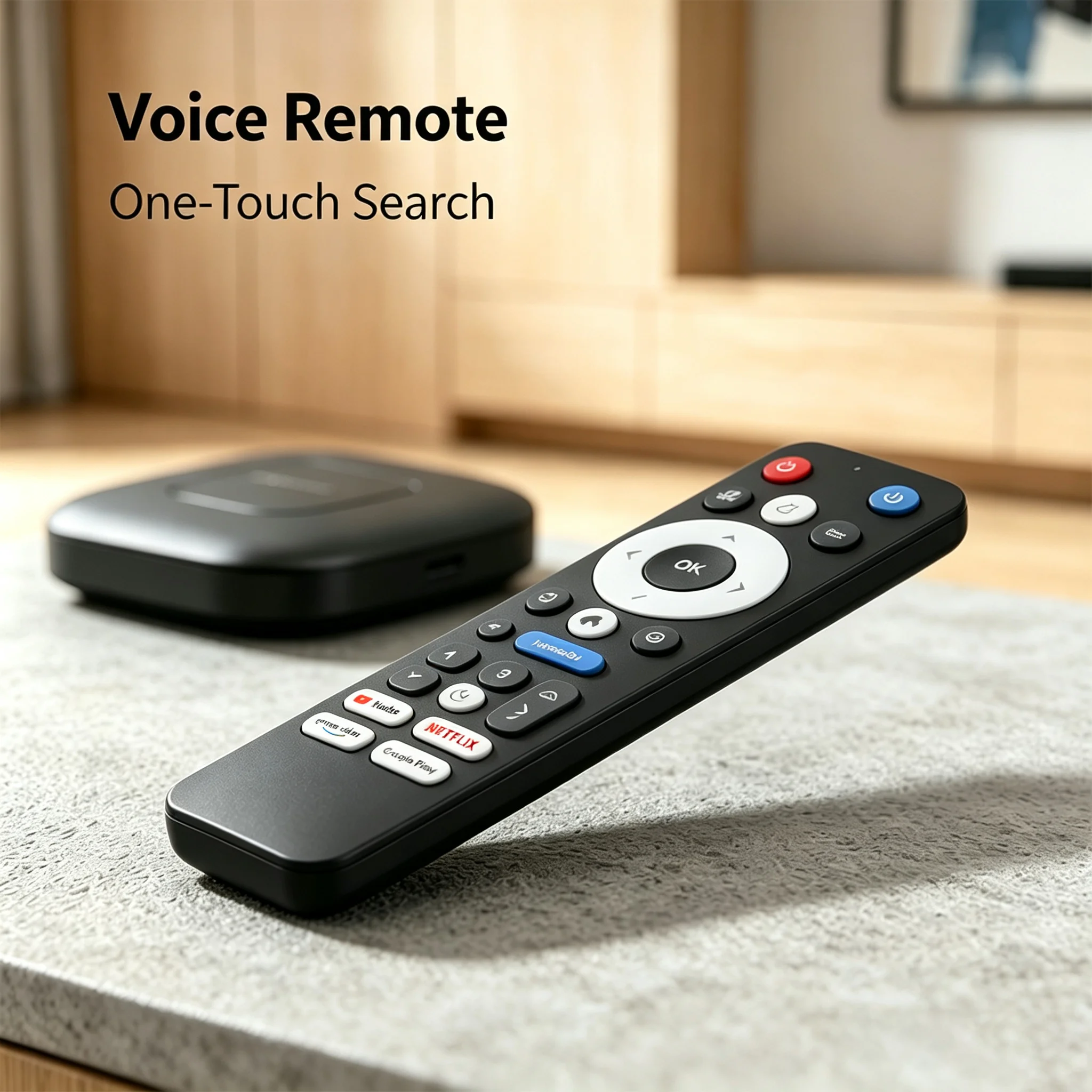Streaming Media Player Model RK3518 Android 16 WiFi 6 Bluetooth Voice Remote Support 6K Resolution Home Network Set Top Box