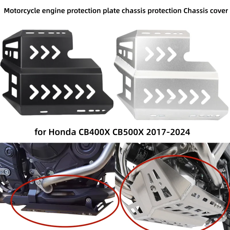 

Motorcycle engine protection plate chassis protection Chassis cover for Honda CB400 500 X CB400X CB500X 2017-2024