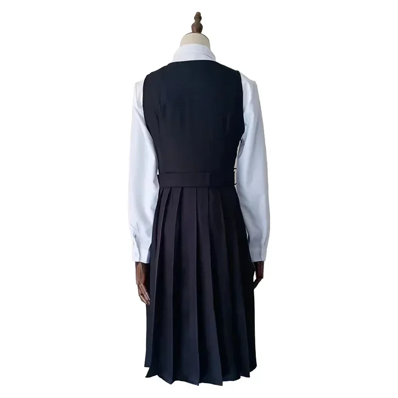 Anime Chainsawing Man Cosplay Mitaka Asa Costumes Dress Black Red Tie Women JK Uniform Halloween Christmas Party Cosplay Dresses view 2