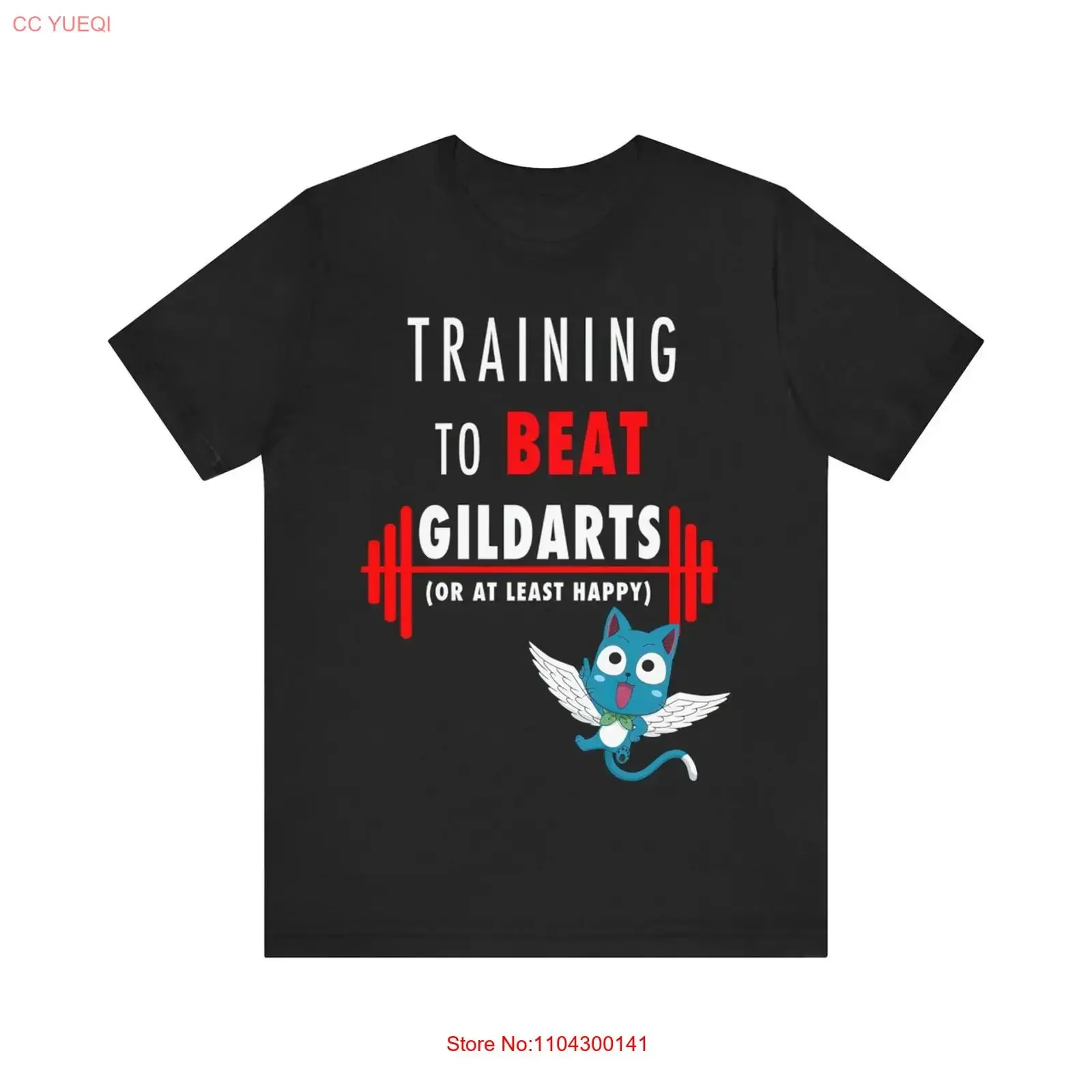 Anime Fairytail Training To Beat Gildart T Shirt Size S 5Xl BLACK vintage Washed Casual fashion Slightly graphic Soft Stylish