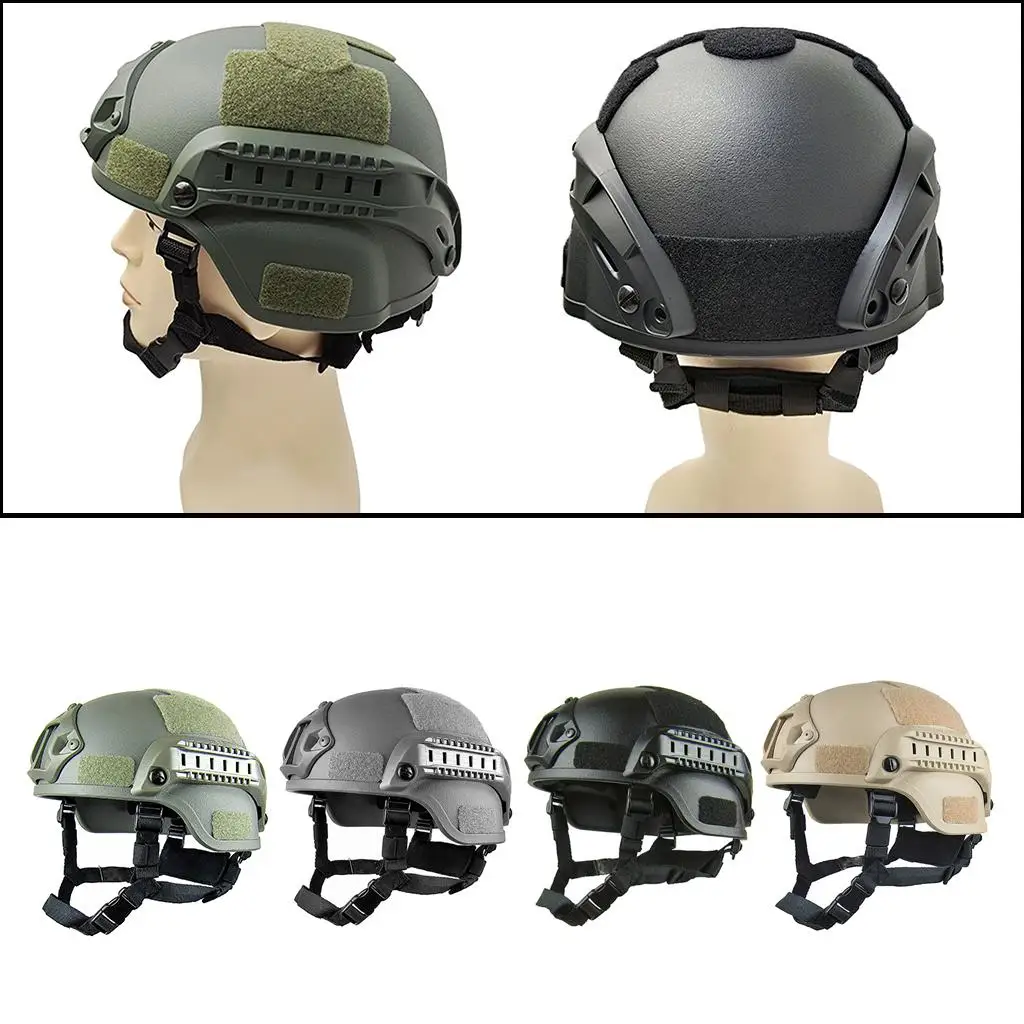 

ABS CS Field Helmet, 2000 Style Helmet with NVG Mount and Side Rail for Cycling Hunting Outdoor Sports